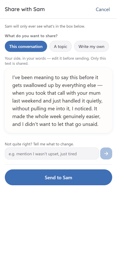 Meridian on a phone: draft
